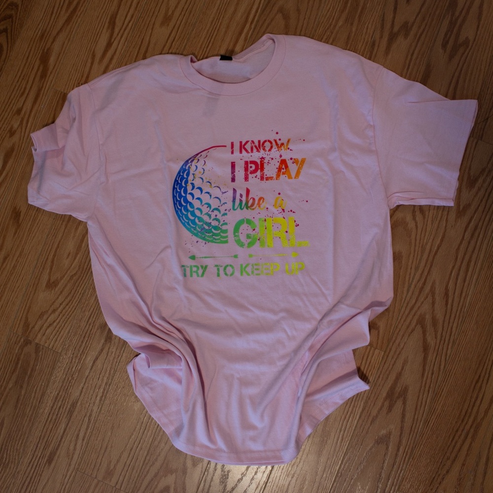 Custom golf shirt by Harris Apparels